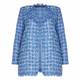 Marina Rinaldi blue tweed lurex JACKET