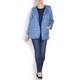 Marina Rinaldi blue tweed lurex JACKET