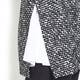 MARINA RINALDI MONOCHROME TEXTURED JACKET