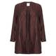 Marina Rinaldi Mahogany crushed linen silk JACKET