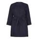 MARINA RINALDI LONG NAVY linen JACKET