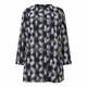 MARINA RINALDI COTTON BLEND JACKET NAVY AND WHITE