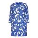 MARINA RINALDI PRINTED LONG JACKET BLUE