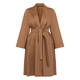 Marina Rinaldi Cotton Gabardine Trench Coat Camel 