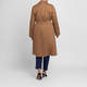Marina Rinaldi Cotton Gabardine Trench Coat Camel 