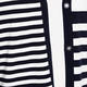 Persona by Marina Rinaldi Stripe Cardigan Navy and White 