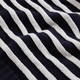 Persona by Marina Rinaldi Stripe Cotton Cardigan Navy and White 