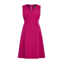 Persona by Marina Rinaldi Flared Dress Magenta  - Plus Size Collection