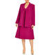 Persona by Marina Rinaldi Single Breasted Blazer Magenta 