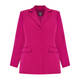 Persona by Marina Rinaldi Single Breasted Blazer Magenta 