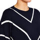 Persona by Marina Rinaldi Knitted Tunic Chevron Navy