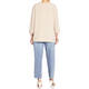 Persona by Marina Rinaldi 100% Cotton Knitted Tunic Sand 