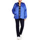 Persona By Marina Rinaldi Honeycomb Quilted Coat Bluette 
