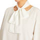 Persona by Marina Rinaldi Pussy Bow Shirt White 