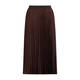 Persona by Marina Rinaldi Pleated Skirt Chocolate