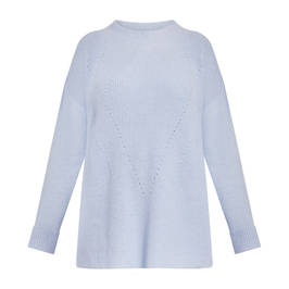 Persona by Marina Rinaldi Sweater Pale Blue - Plus Size Collection