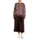 Persona by Marina Rinaldi Pleated Skirt Chocolate