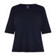 Persona By Marina Rinaldi Fine Knit Sweater Navy 