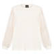 Persona by Marina Rinaldi Georgette Sleeve Top White 