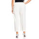 Persona by Marina Rinaldi Cropped Milano Jersey Trouser White