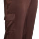 Persona by Marina Rinaldi Satin Cargo Trouser Chocolate 