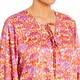 Persona by Marina Rinaldi Printed Twill Blouse Peach