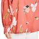 Persona by Marina Rinaldi Satin Floral Tunic Coral