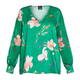 Persona by Marina Rinaldi Satin Floral Tunic Green