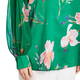 Persona by Marina Rinaldi Satin Floral Tunic Green