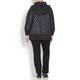 Marina Rinaldi black hooded PUFFA COAT