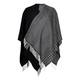 MARINA RINALDI PURE WOOL MONOCHROME WRAP