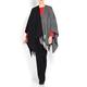 MARINA RINALDI PURE WOOL MONOCHROME WRAP