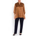 MARINA RINALDI PURE SILK SHIRT CARAMEL