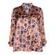 MARINA RINALDI PRINTED SATIN SHIRT 