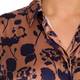 MARINA RINALDI PRINTED SATIN SHIRT 