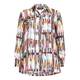 MARINA RINALDI PRINTED SILK SHIRT