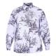 MARINA RINALDI COTTON POPLIN STRIPED PRINT SHIRT