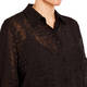 Marina Rinaldi Embossed Jacquard Shirt Black