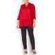 Marina Rinaldi red classic linen SHIRT