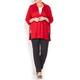 Marina Rinaldi red classic linen SHIRT