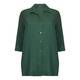 Marina Rinaldi forest green classic linen SHIRT