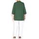 Marina Rinaldi forest green classic linen SHIRT