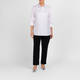 Marina Rinaldi Jewel Embellished Cotton Shirt White 