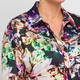 Marina Rinaldi Jewel Print Twill Shirt Black