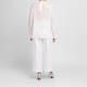 Marina Rinaldi Pure Silk Shirt Pearl White 