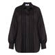 Marina Rinaldi Embroidered Cotton Shirt Black 