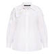 Marina Rinaldi Pure Cotton Embellished Shirt White