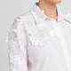 Marina Rinaldi Pure Cotton Embellished Shirt White