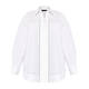 Marina Rinaldi Cotton Poplin Shirt With Open Work