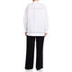 Marina Rinaldi Cotton Poplin Shirt With Open Work
